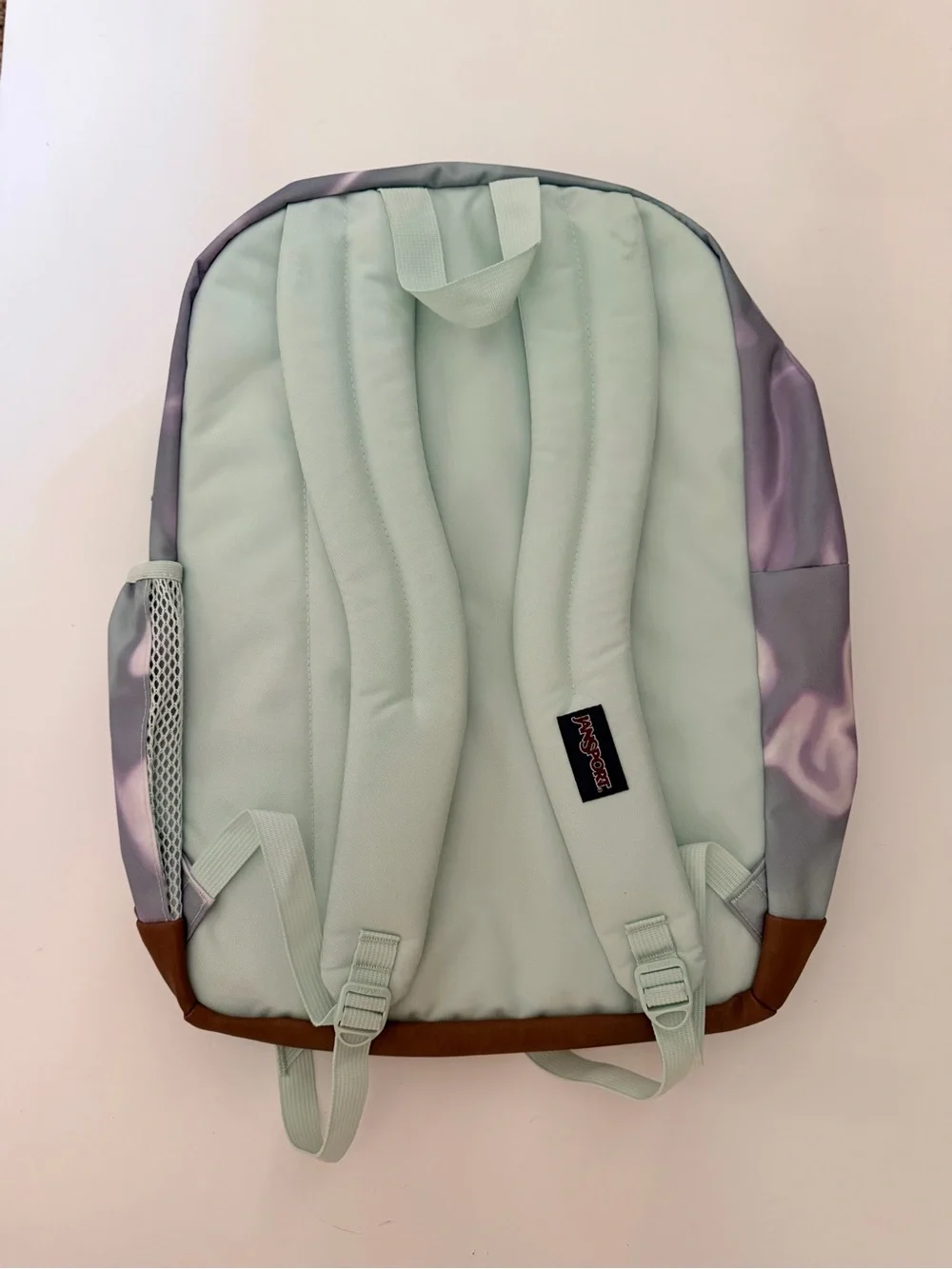 JanSport Backpack School Water Resistant 15” Laptop Cool Student Platinum Puddle